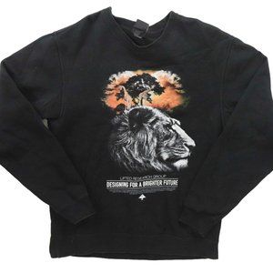 LRG Lifted Research Group Lion Graphic Crewneck